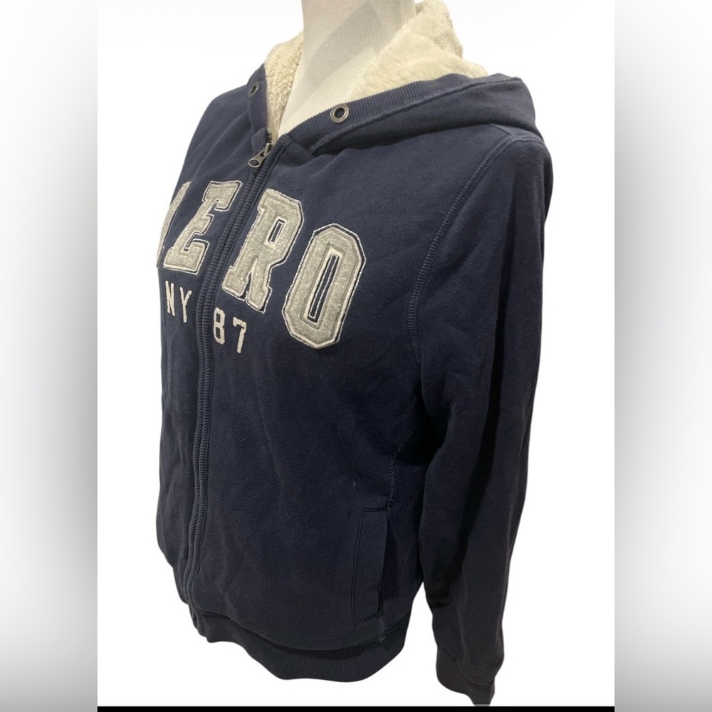 Aeropostale White Faux Fur Lined  Jacket Size XL - Picture 2 of 7